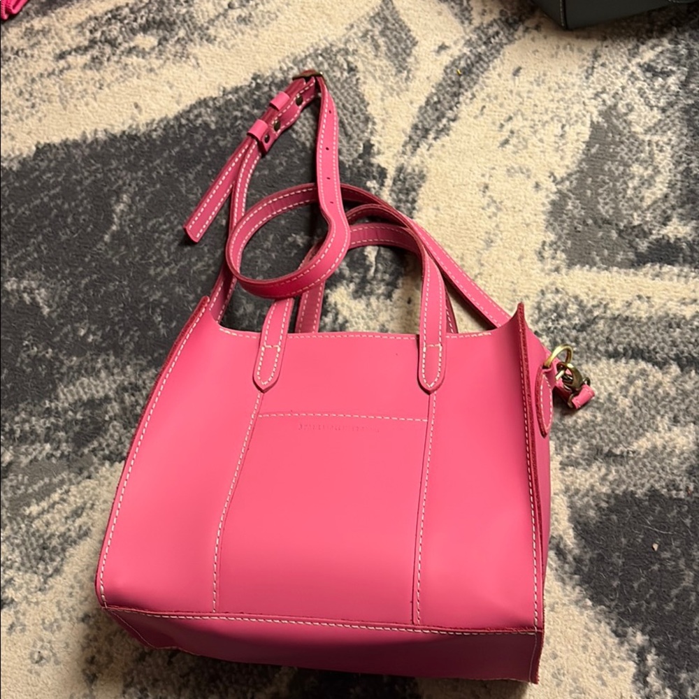 Vibrant Pink Crossbody Bag